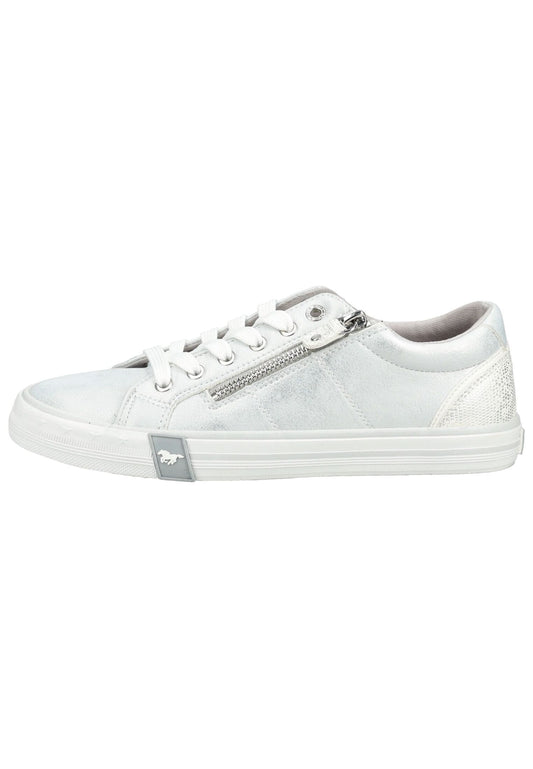 Mustang Sneaker Lederimitat Silver