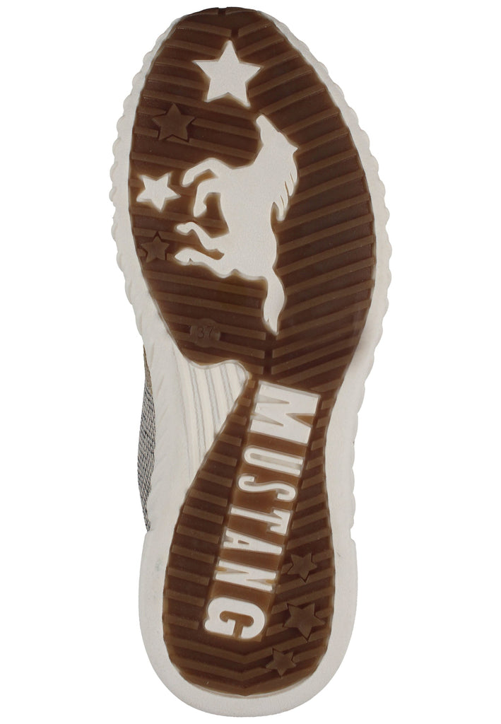 Mustang Sneaker Lederimitat/Textil Beige