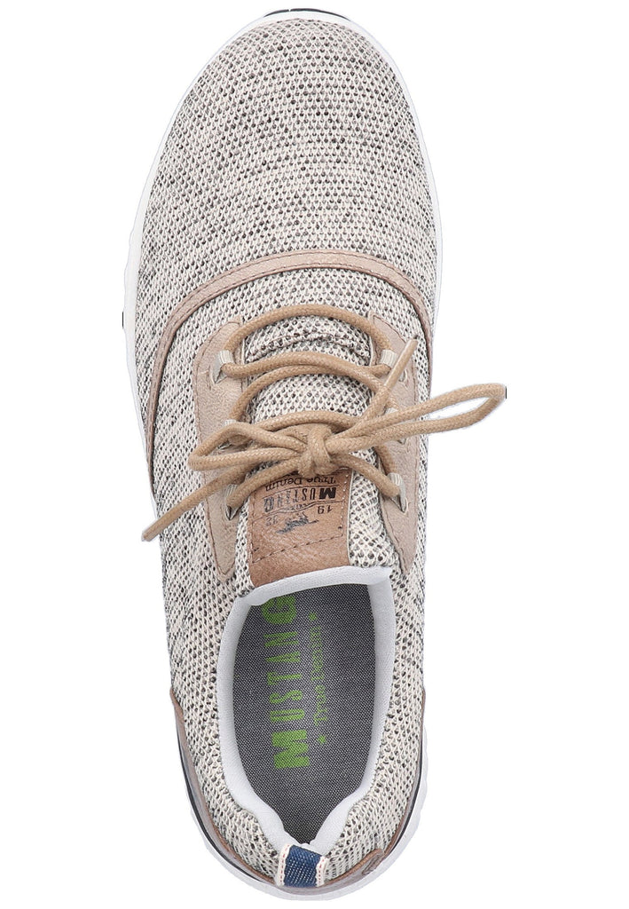 Mustang Sneaker Lederimitat/Textil Beige