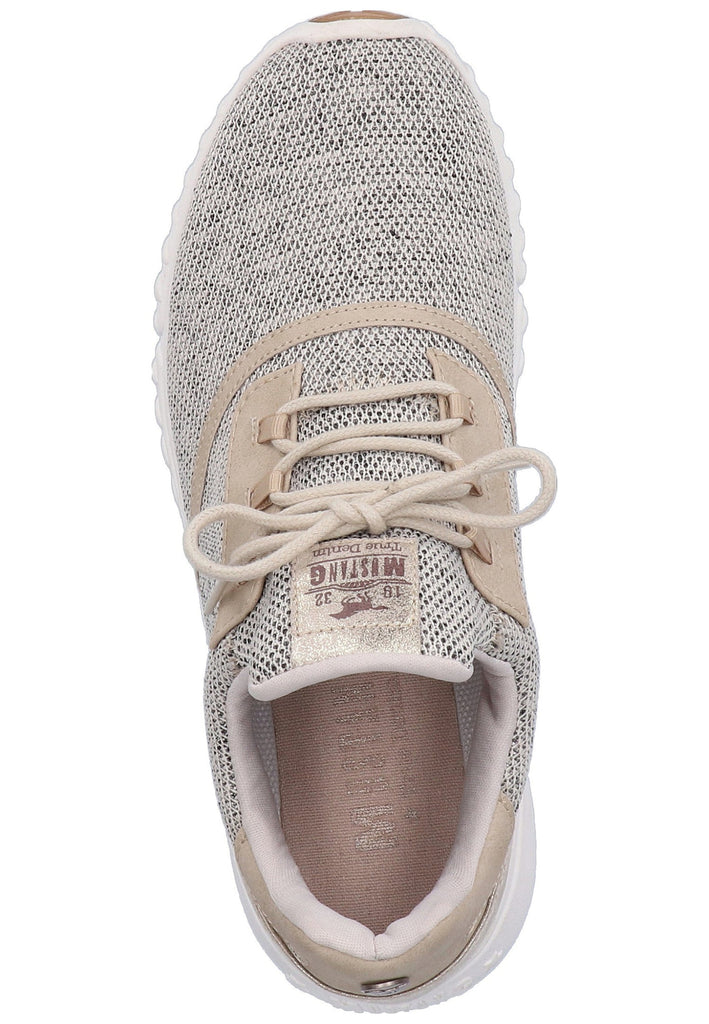 Mustang Sneaker Lederimitat/Textil Beige