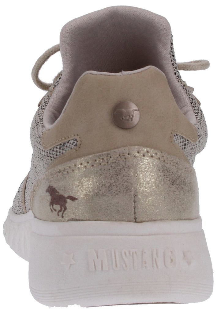 Mustang Sneaker Lederimitat/Textil Beige