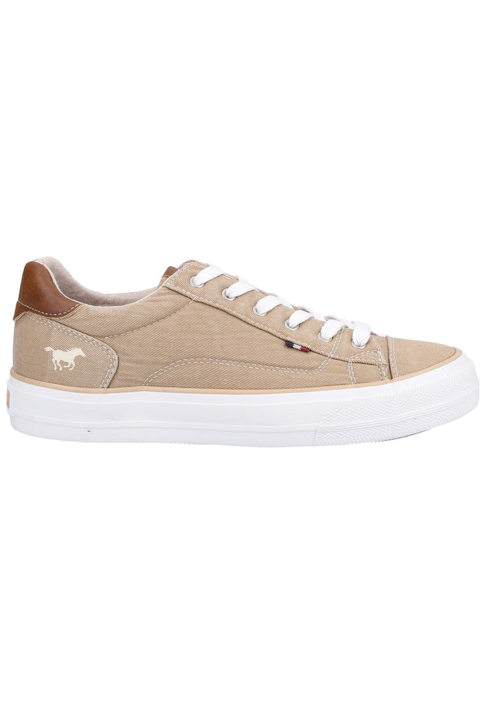 Mustang Sneaker Lederimitat/Textil Beige