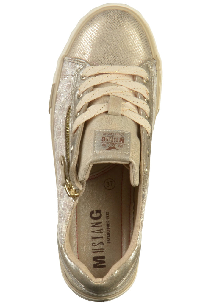 Mustang Sneaker Lederimitat/Textil Beige