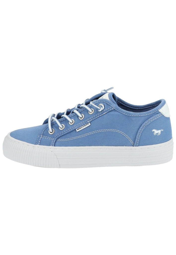 Mustang Sneaker Lederimitat/Textil Blau