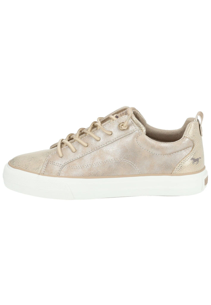 Mustang Sneaker Lederimitat/Textil Champagner