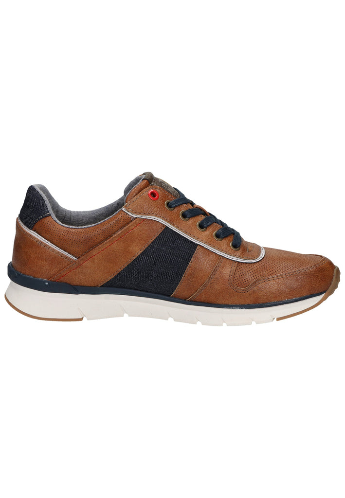 Mustang Sneaker Lederimitat/Textil Cognac
