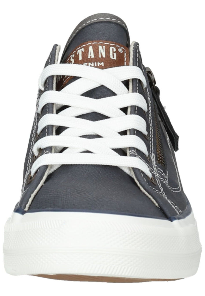 Mustang Sneaker Lederimitat/Textil Dunkelblau