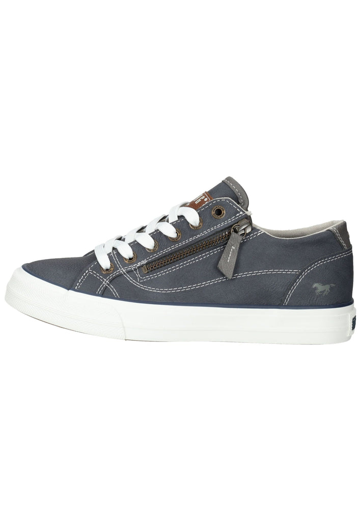 Mustang Sneaker Lederimitat/Textil Dunkelblau