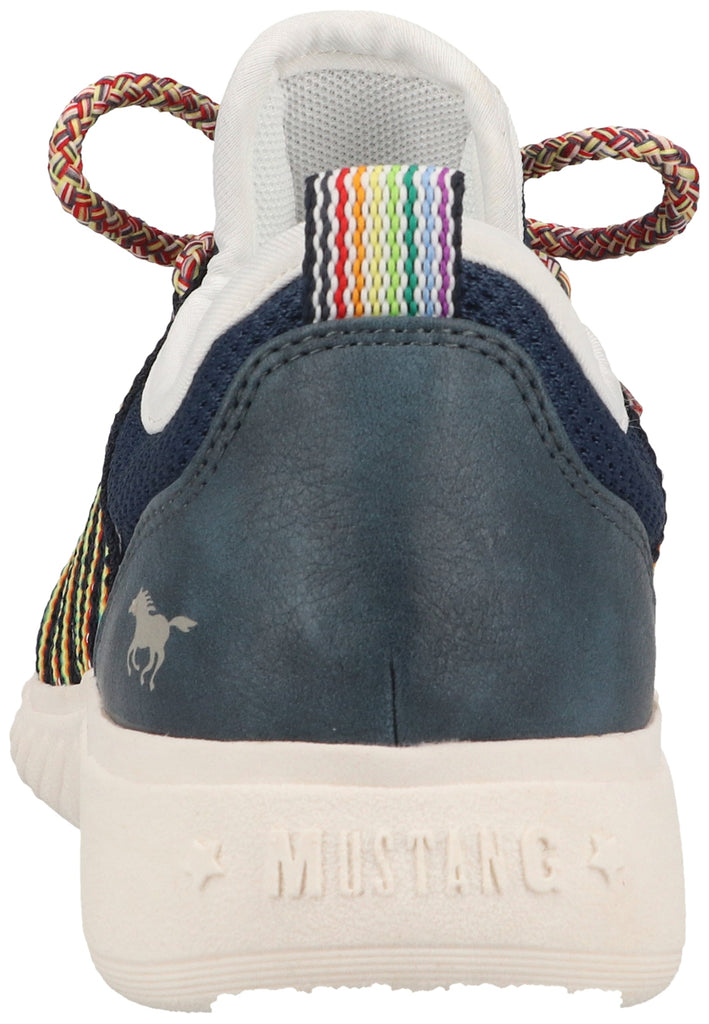 Mustang Sneaker Lederimitat/Textil Dunkelblau