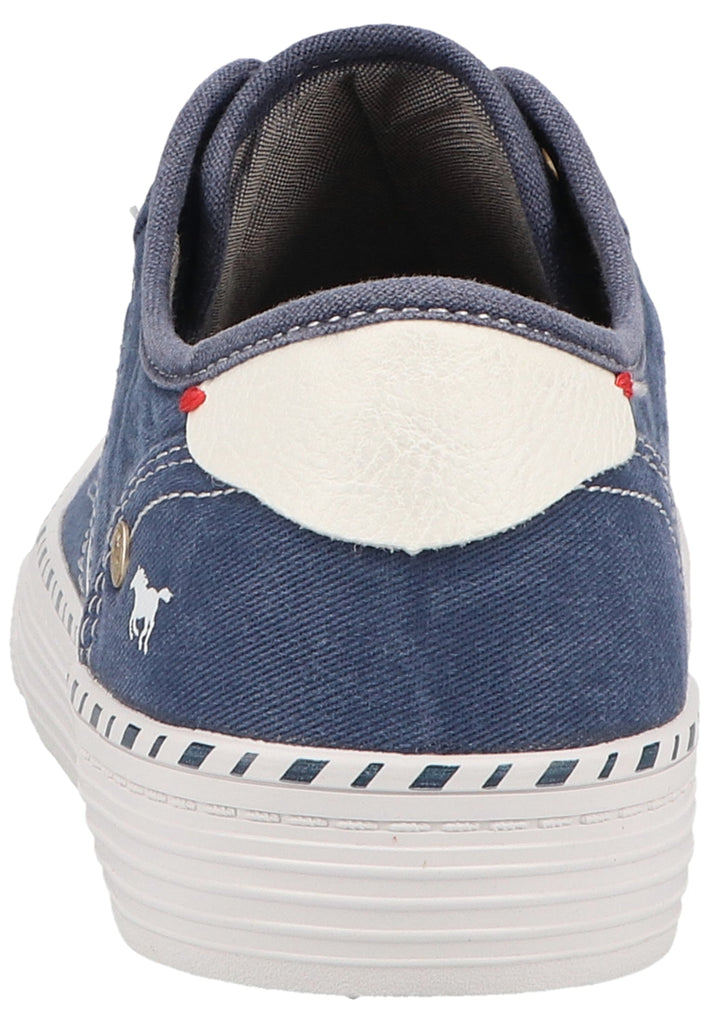 Mustang Sneaker Lederimitat/Textil Dunkelblau