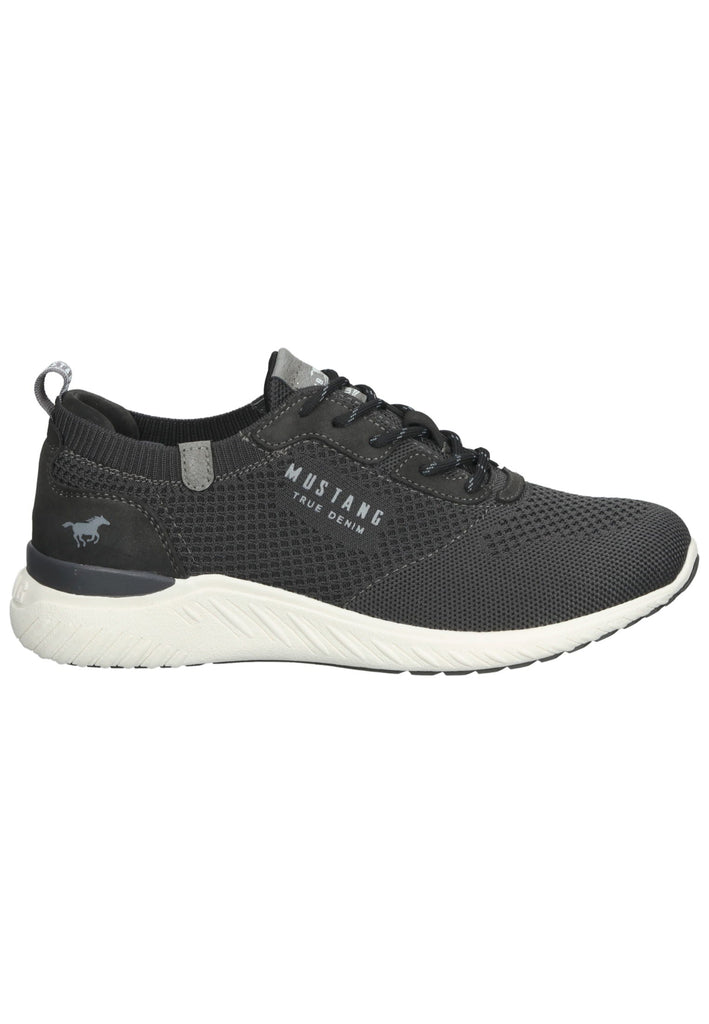 Mustang Sneaker Lederimitat/Textil Dunkelgrau