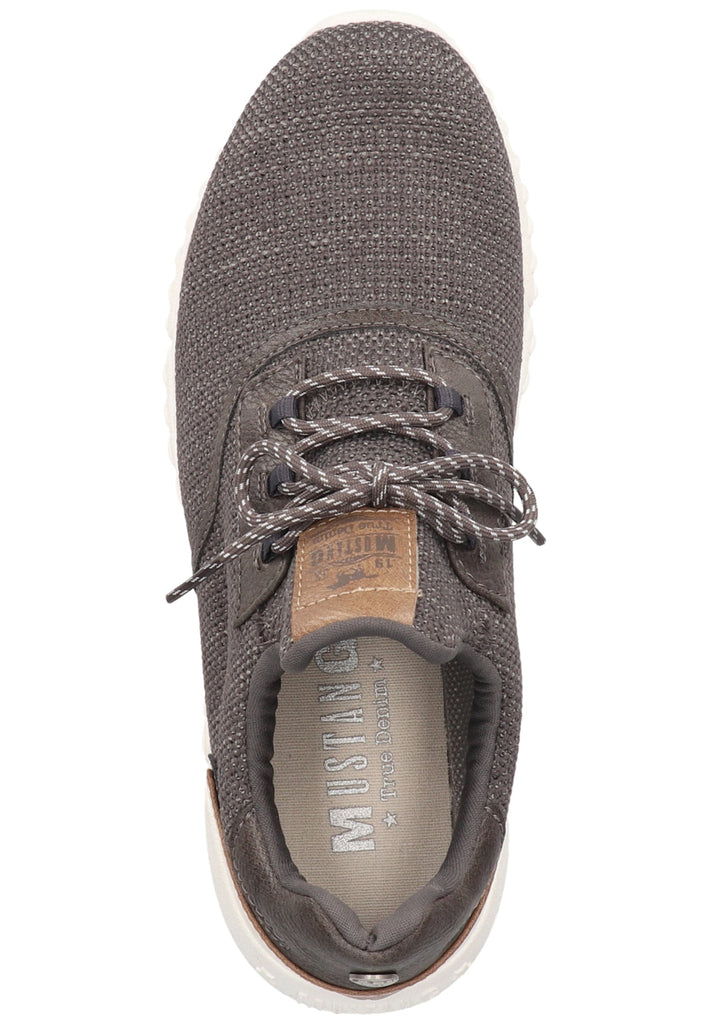 Mustang Sneaker Lederimitat/Textil Dunkelgrau
