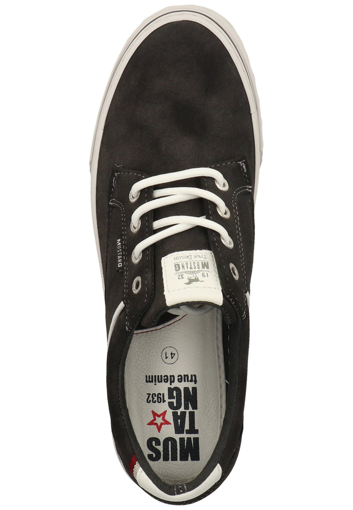 Mustang Sneaker Lederimitat/Textil Dunkelgrau
