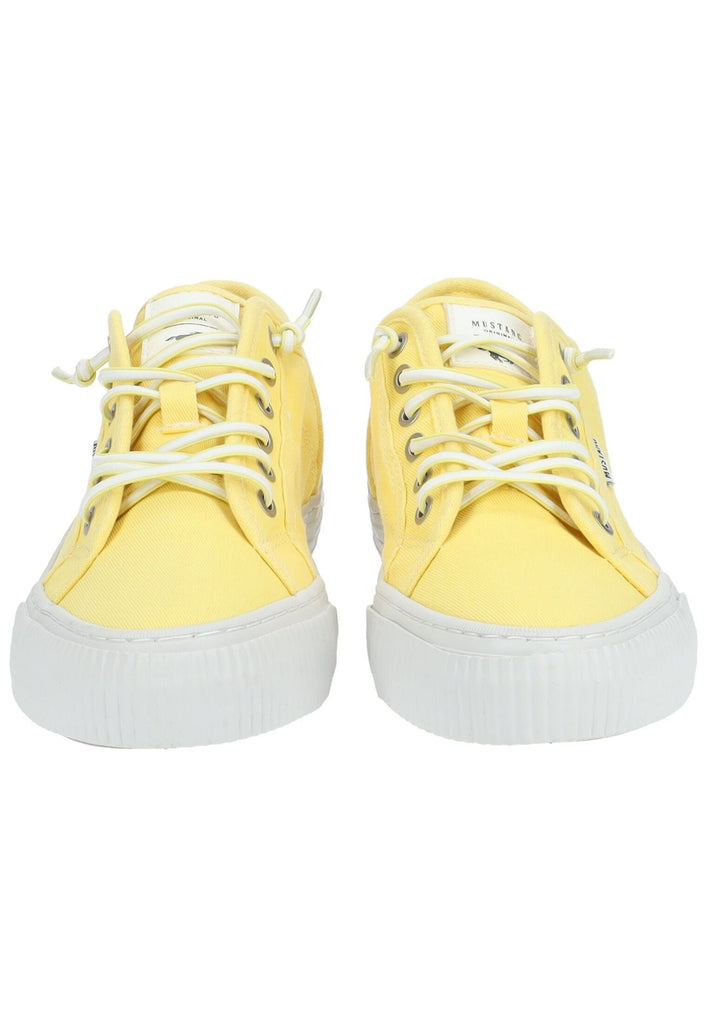 Mustang Sneaker Lederimitat/Textil Gelb
