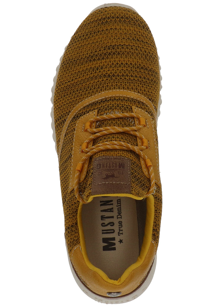 Mustang Sneaker Lederimitat/Textil Gelb