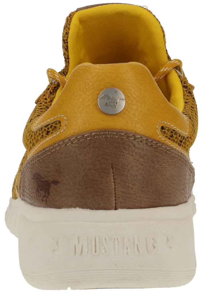 Mustang Sneaker Lederimitat/Textil Gelb