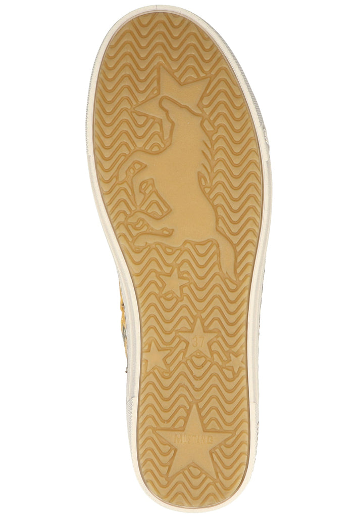 Mustang Sneaker Lederimitat/Textil Gelb