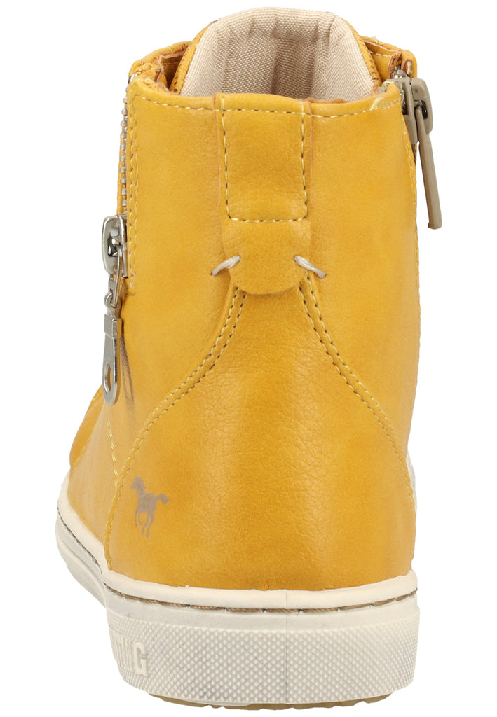 Mustang Sneaker Lederimitat/Textil Gelb