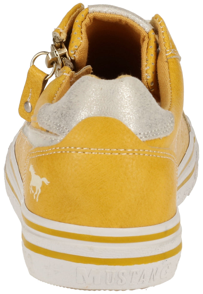 Mustang Sneaker Lederimitat/Textil Gelb