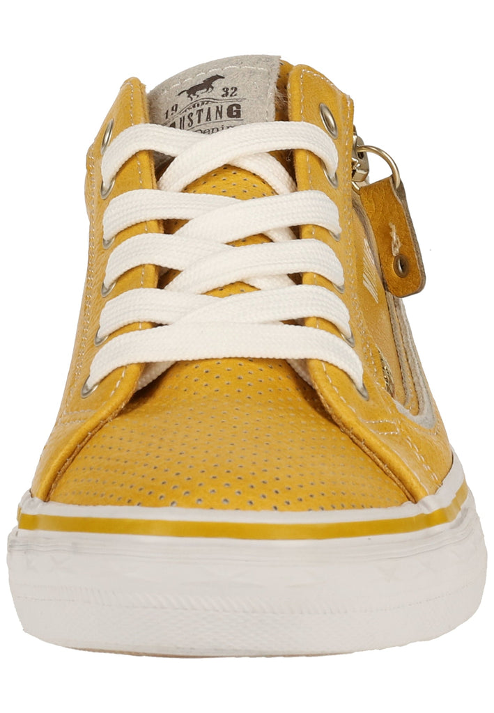 Mustang Sneaker Lederimitat/Textil Gelb