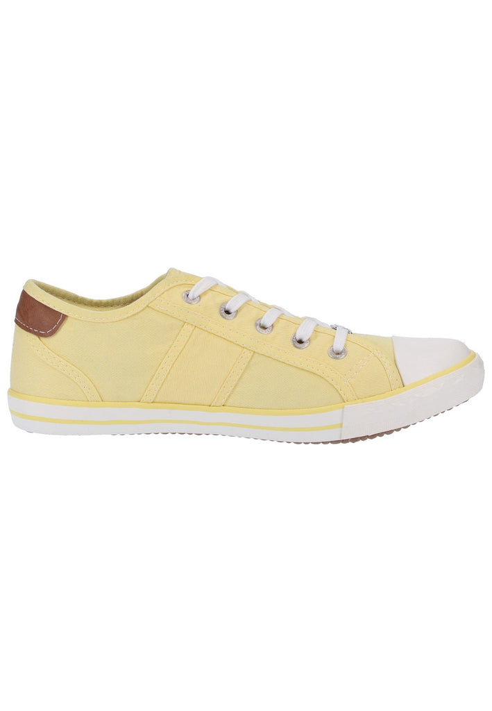 Mustang Sneaker Lederimitat/Textil Gelb