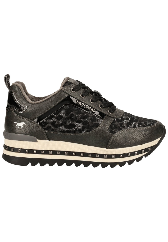Mustang Sneaker Lederimitat/Textil Graphit