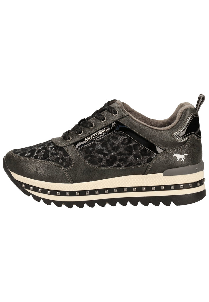 Mustang Sneaker Lederimitat/Textil Graphit