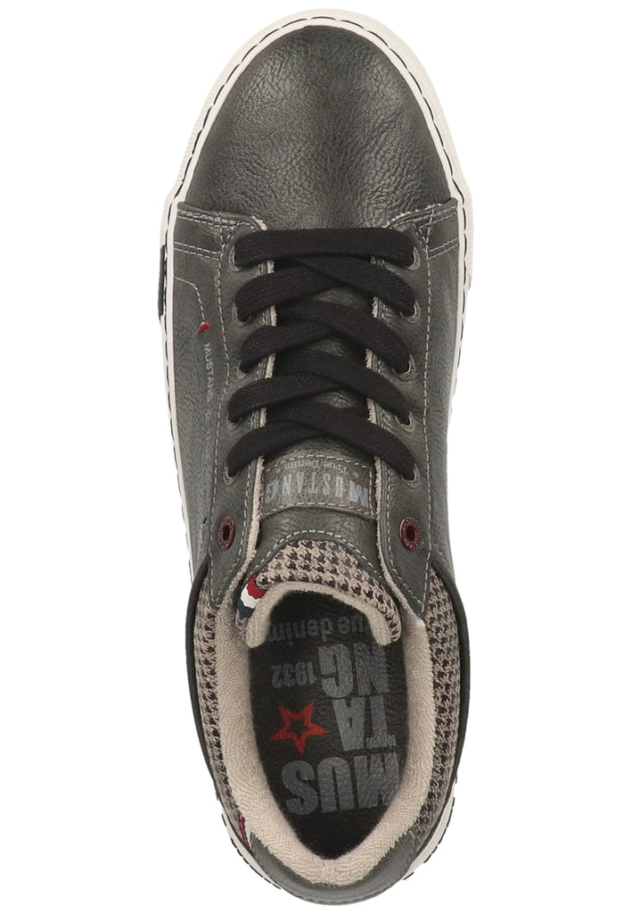 Mustang Sneaker Lederimitat/Textil Graphit
