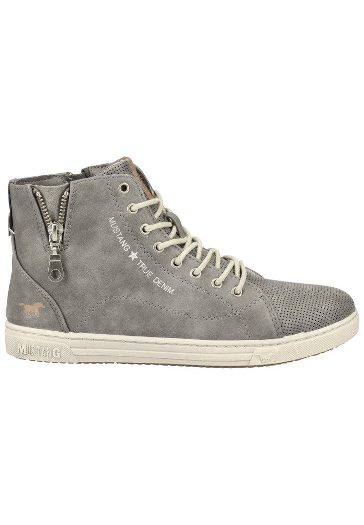 Mustang Sneaker Lederimitat/Textil Grau