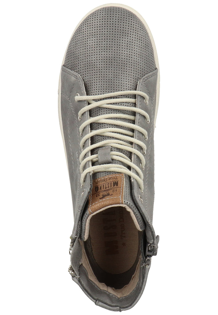 Mustang Sneaker Lederimitat/Textil Grau