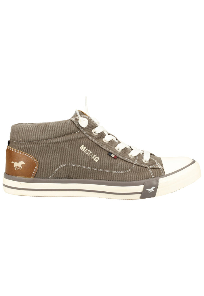 Mustang Sneaker Lederimitat/Textil Grau