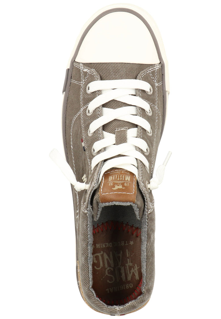 Mustang Sneaker Lederimitat/Textil Grau