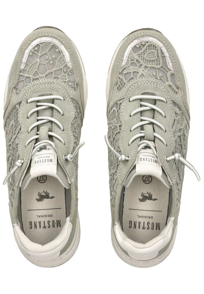 Mustang Sneaker Lederimitat/Textil Grün