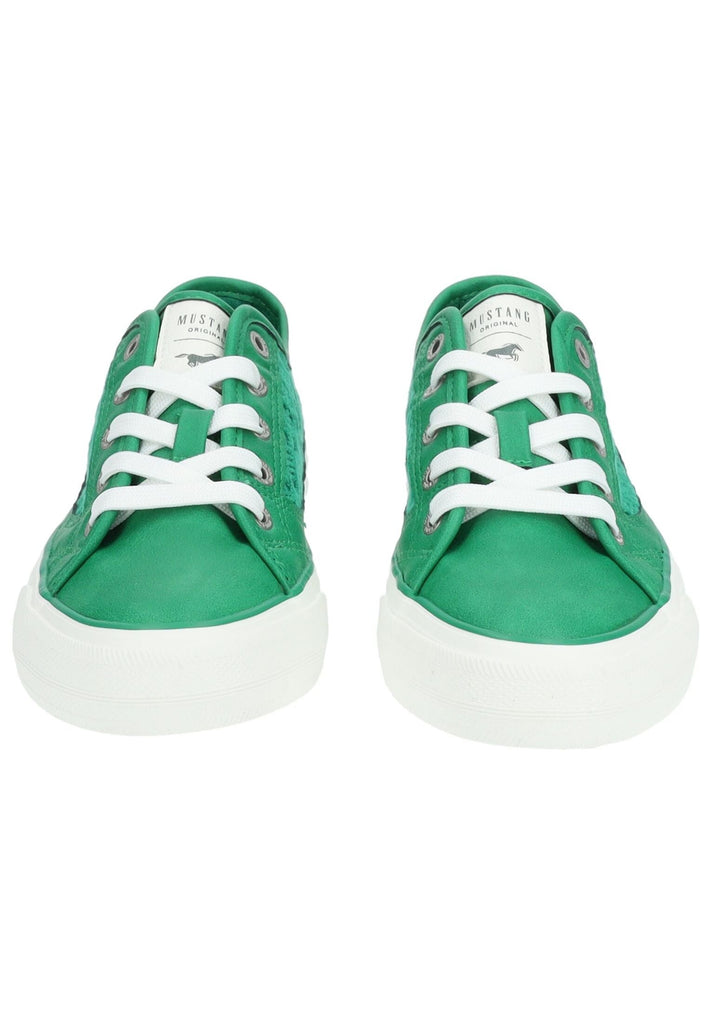 Mustang Sneaker Lederimitat/Textil Grün