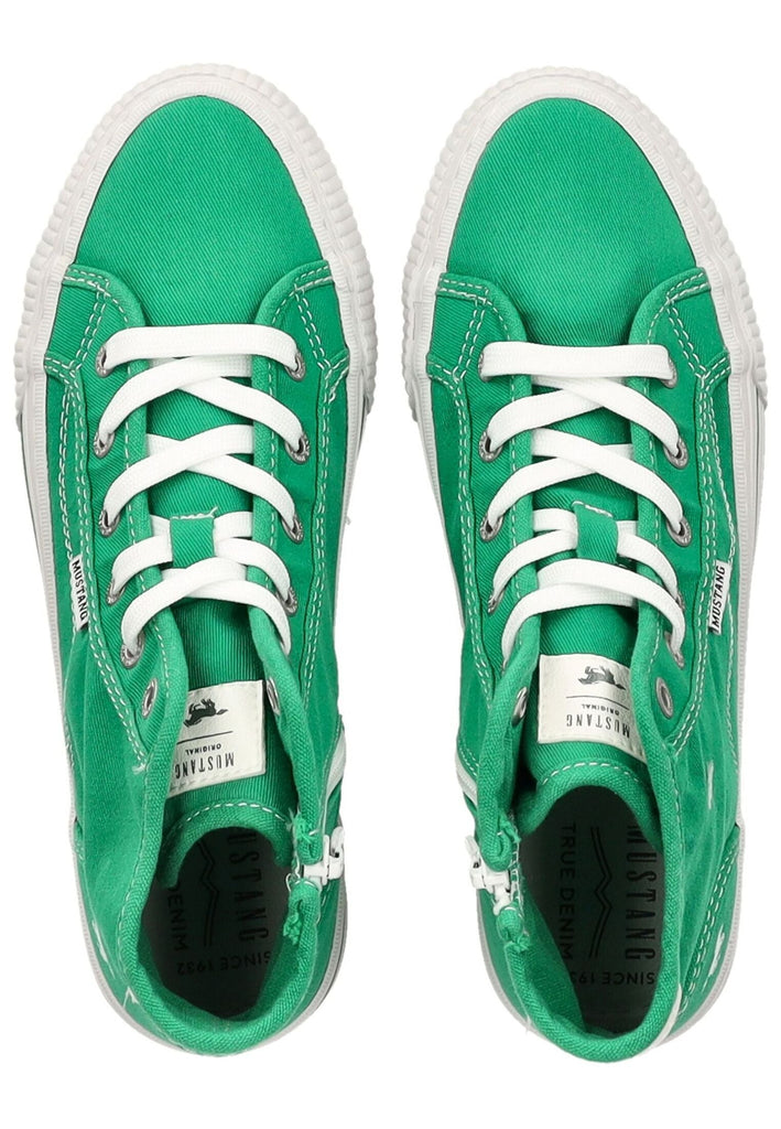 Mustang Sneaker Lederimitat/Textil Grün