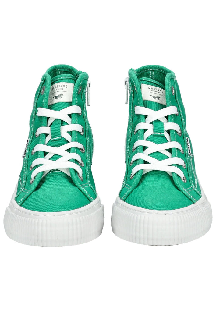 Mustang Sneaker Lederimitat/Textil Grün
