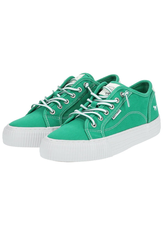 Mustang Sneaker Lederimitat/Textil Grün