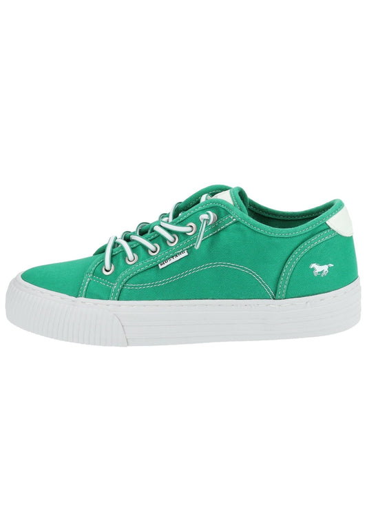 Mustang Sneaker Lederimitat/Textil Grün