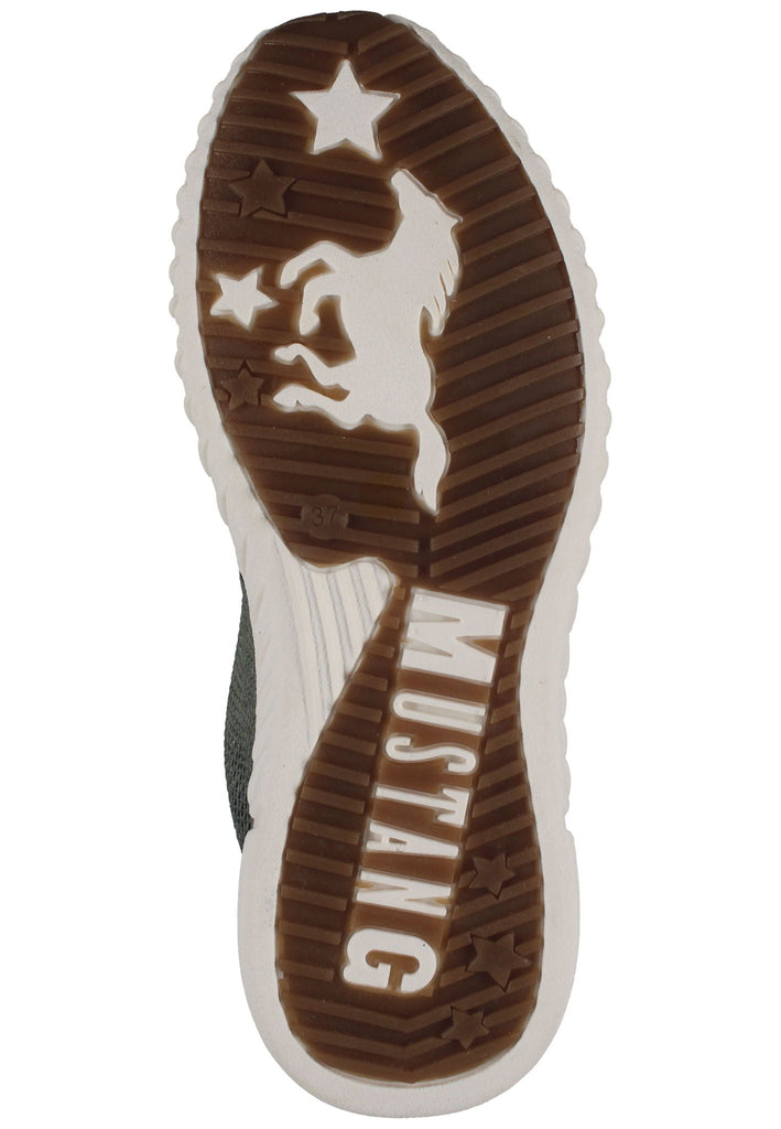 Mustang Sneaker Lederimitat/Textil Grün