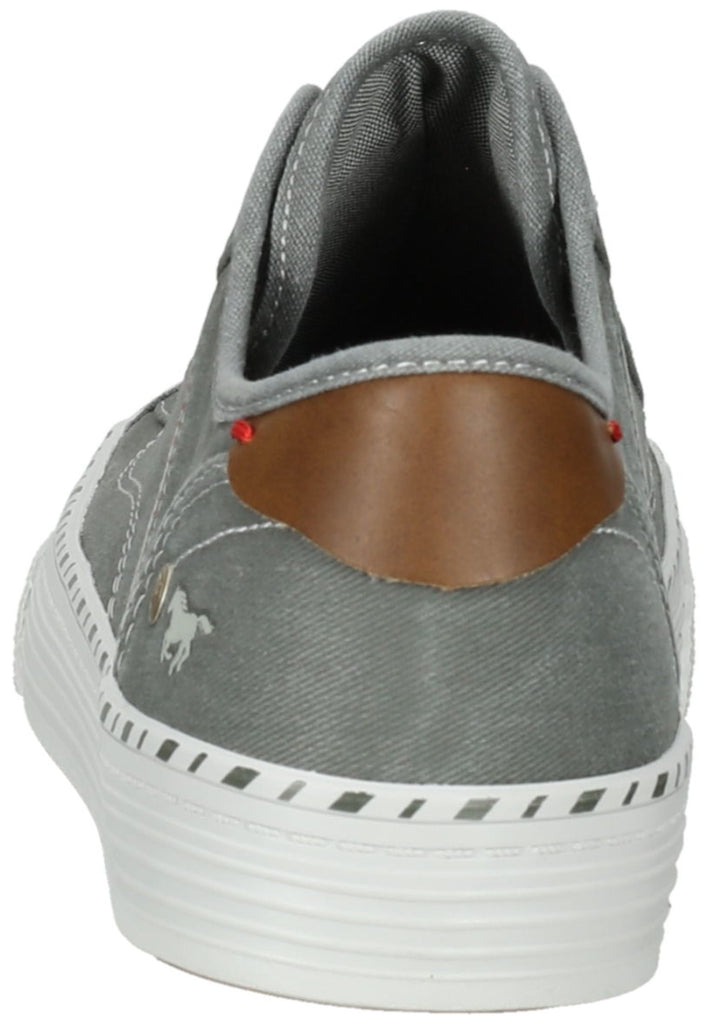 Mustang Sneaker Lederimitat/Textil Grün/Grau