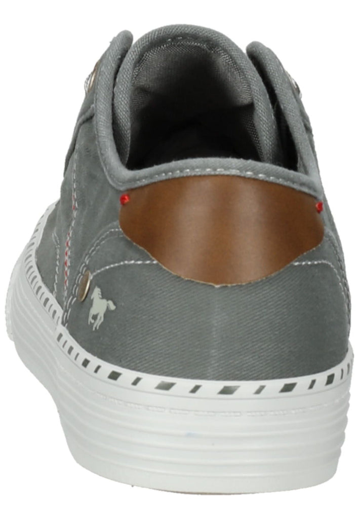 Mustang Sneaker Lederimitat/Textil Grün/Grau
