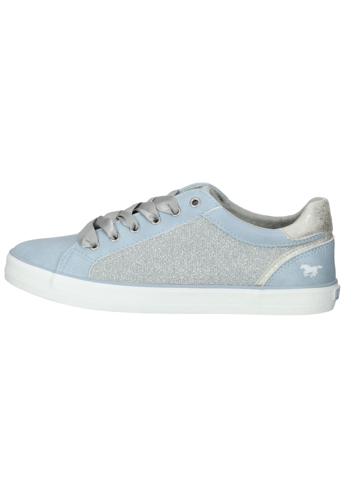 Mustang Sneaker Lederimitat/Textil Hellblau