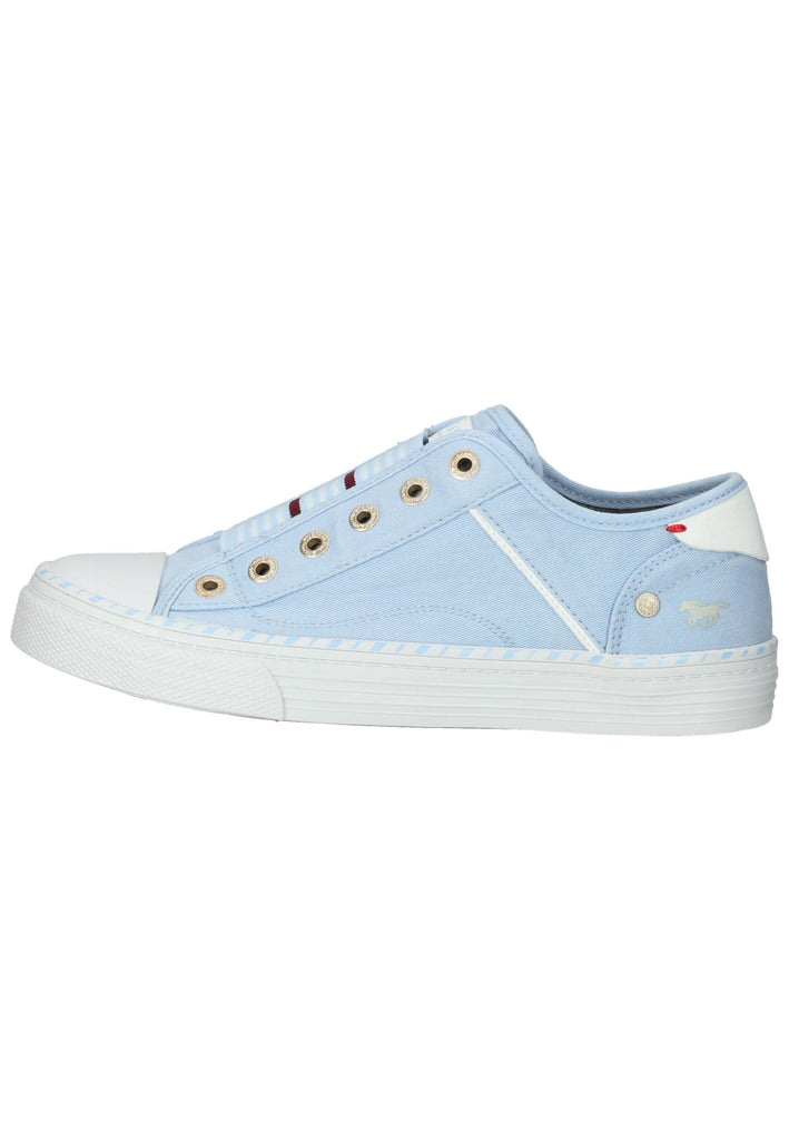 Mustang Sneaker Lederimitat/Textil Hellblau