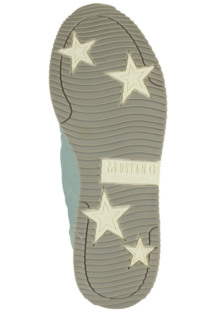 Mustang Sneaker Lederimitat/Textil Hellblau