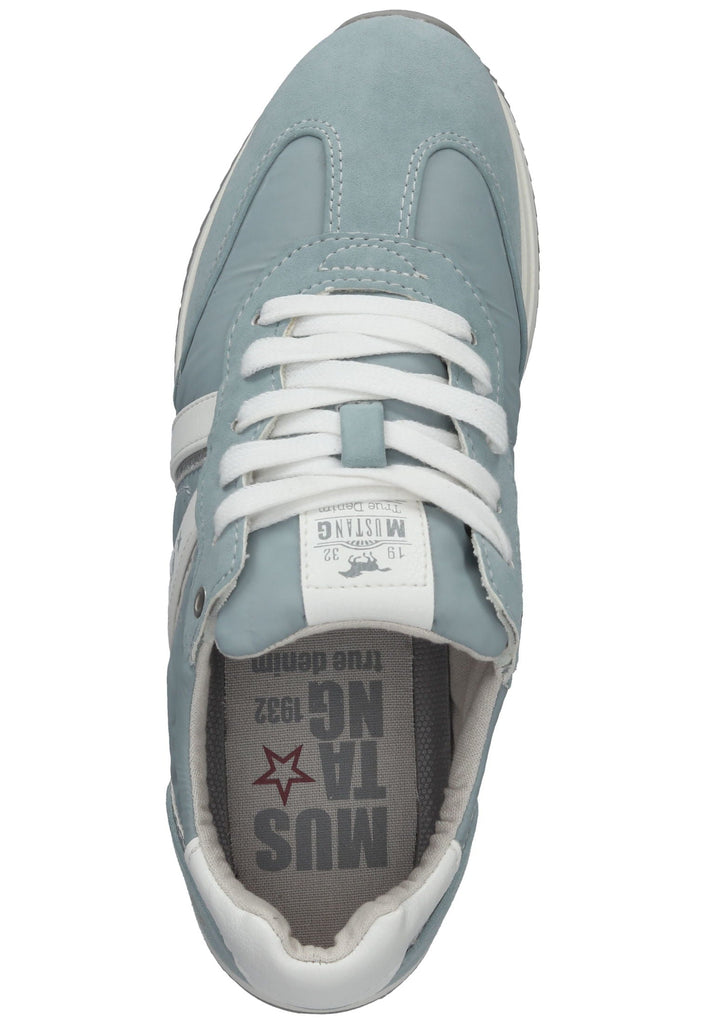 Mustang Sneaker Lederimitat/Textil Hellblau