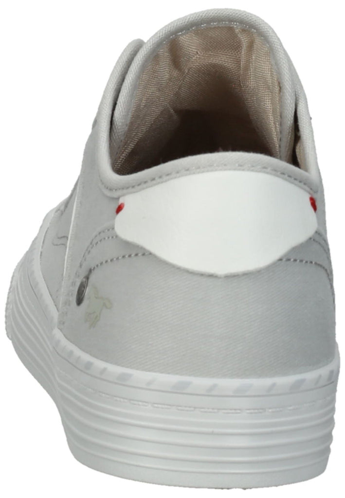 Mustang Sneaker Lederimitat/Textil Hellgrau