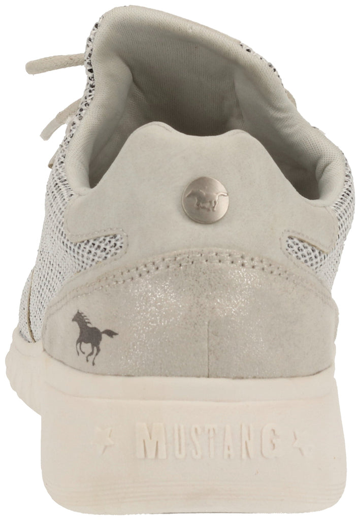 Mustang Sneaker Lederimitat/Textil Hellgrau