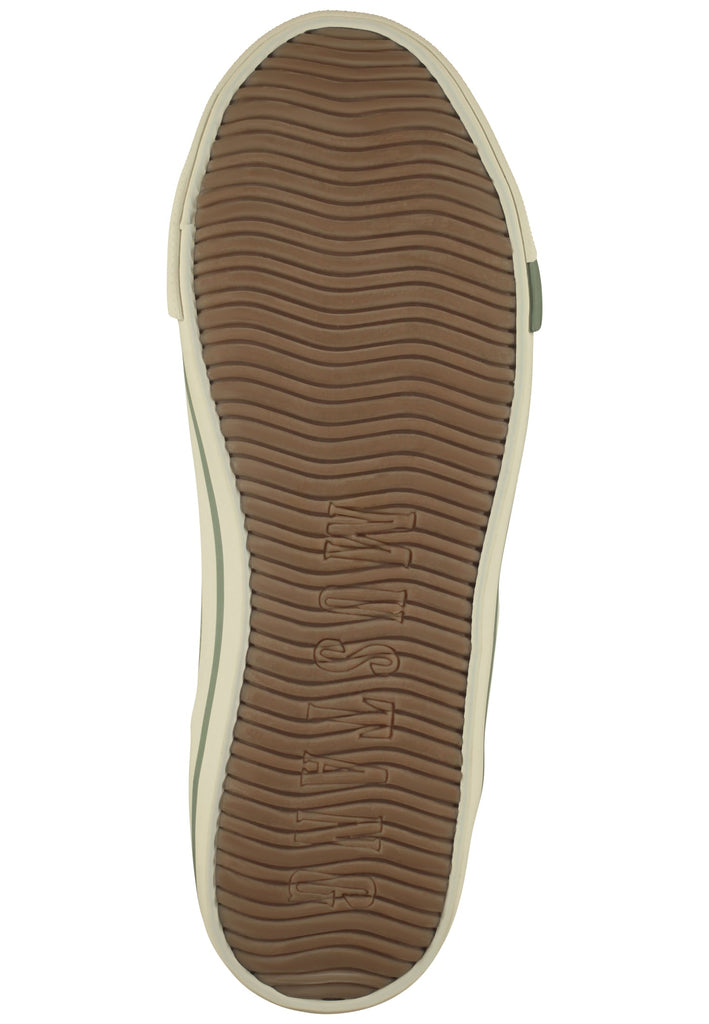 Mustang Sneaker Lederimitat/Textil Hellgrün