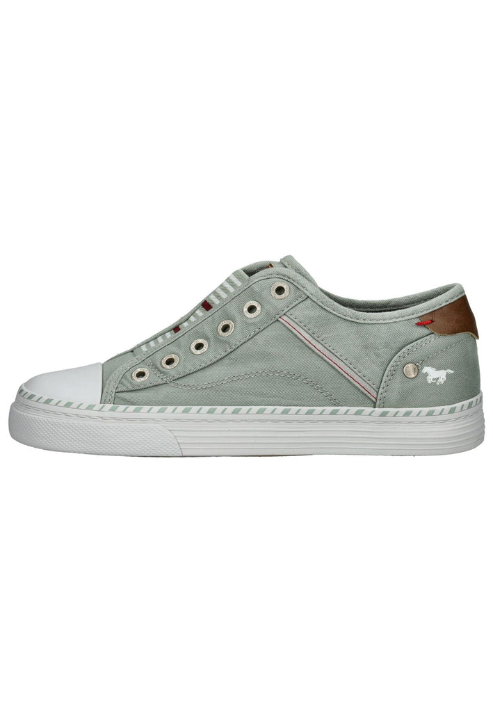 Mustang Sneaker Lederimitat/Textil Hellgrün