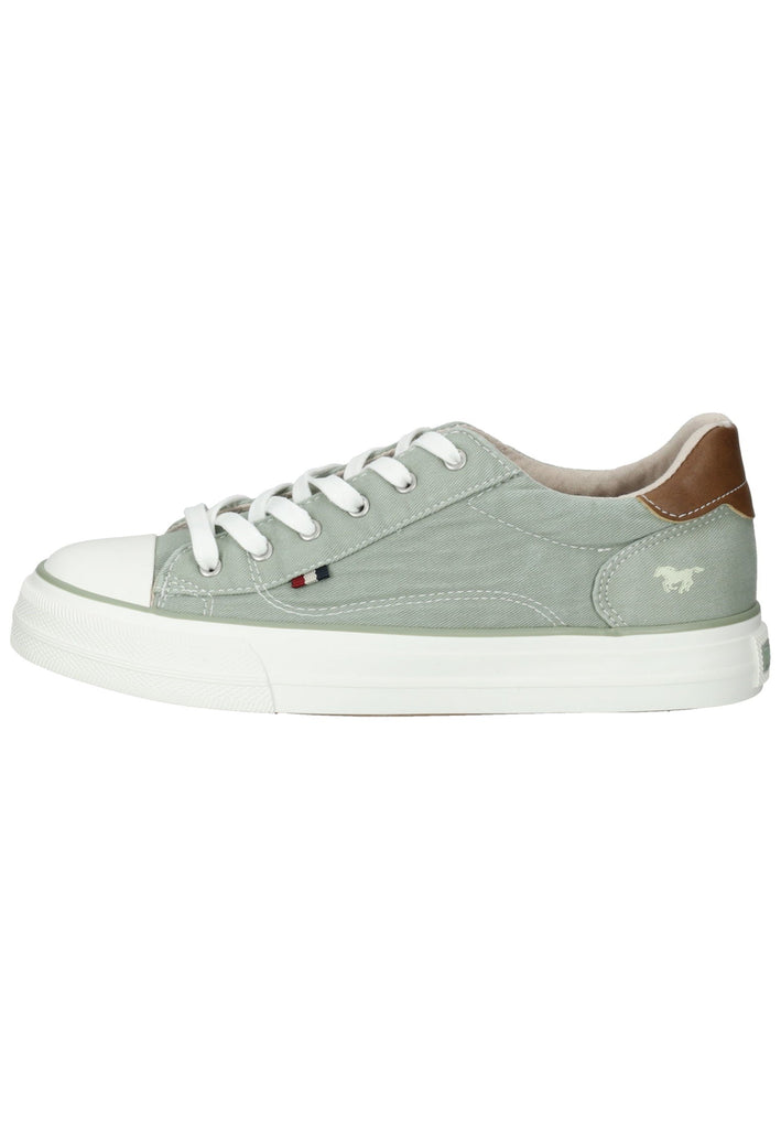 Mustang Sneaker Lederimitat/Textil Hellgrün